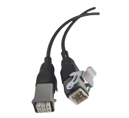 Square Metal Plug A Upper Control Box Connector For Zoomlion Dingli Sinoboom